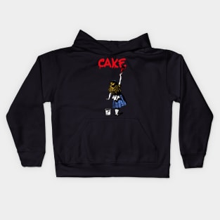 cake and red girl Kids Hoodie